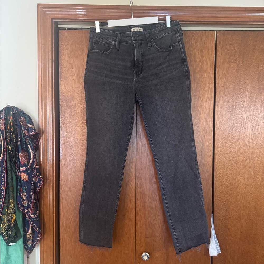 Madewell Charcoal Denim Jeans